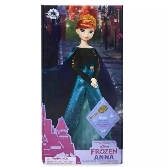 Queen Anna Classic Doll & Brush Frozen 2 DISNEY 11.5” NIB / Sealed SHIPS NOW!! - Picture 11 of 11